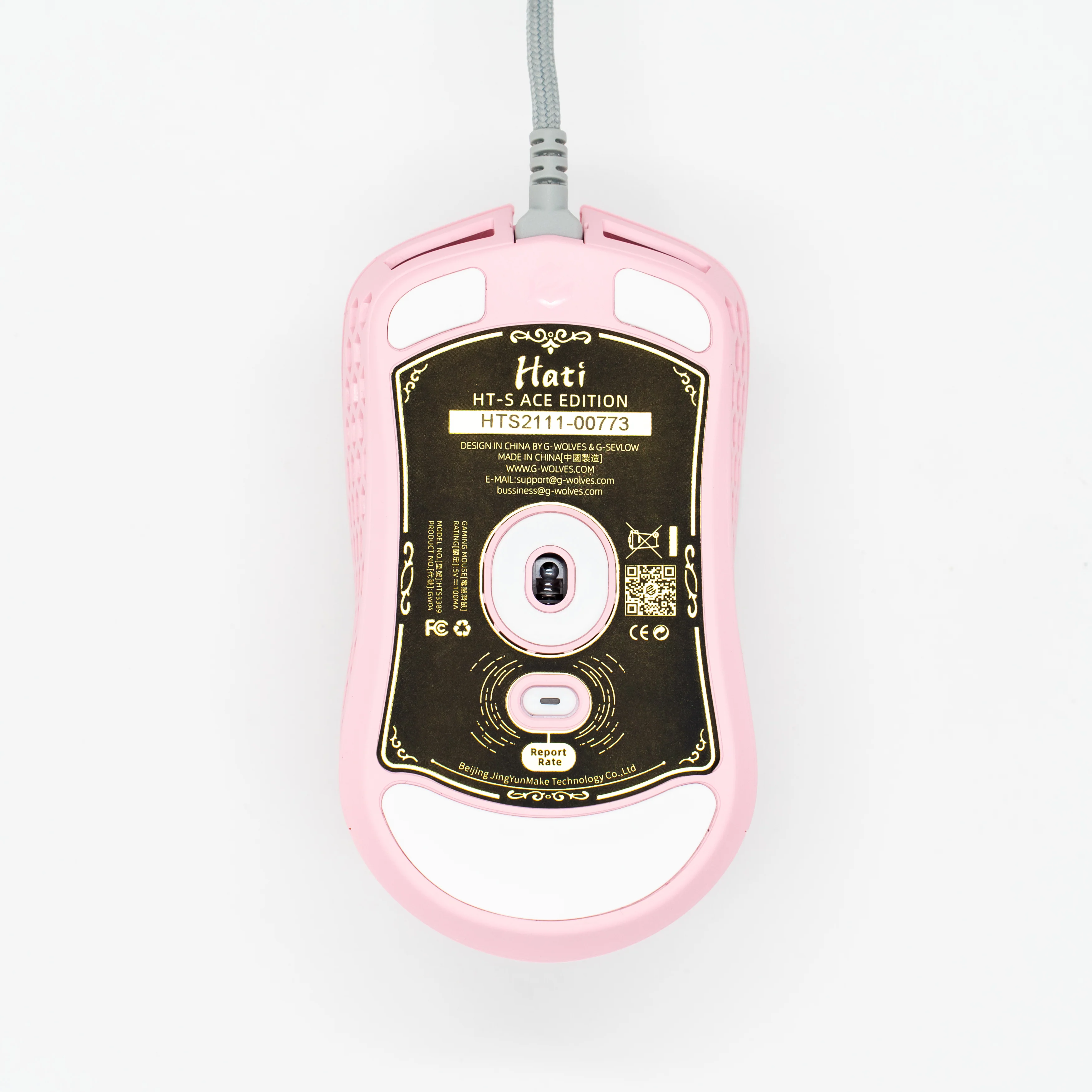 Hati-S HTS ACE Wired Gaming Mouse up to 16000 DPI - 3389 Performance Sensor(45±2g) - Image 24