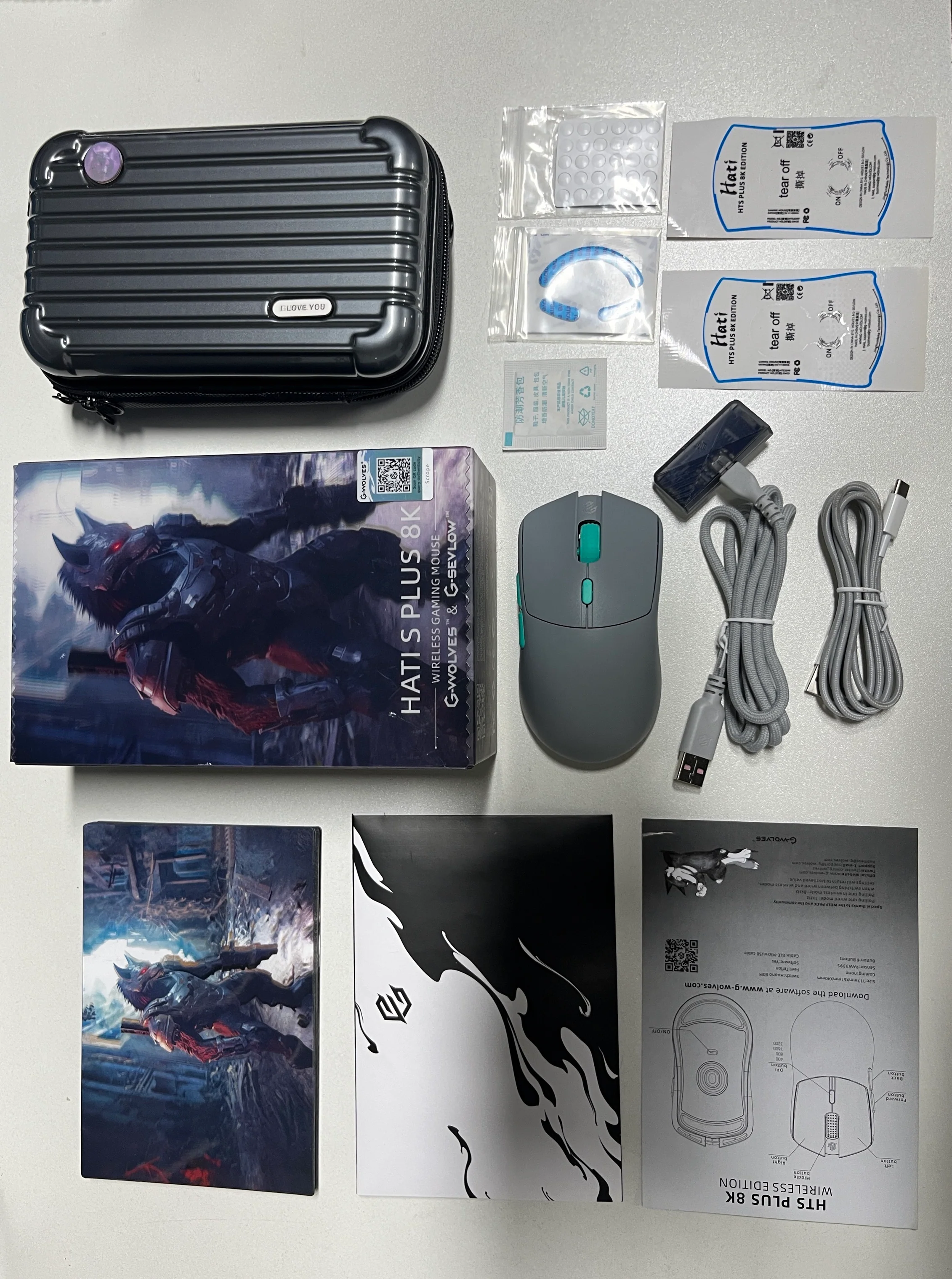 HTS Plus 8K Wireless Gaming Mouse,~45g,USB: Type C port (Including duties and taxes) - Image 12