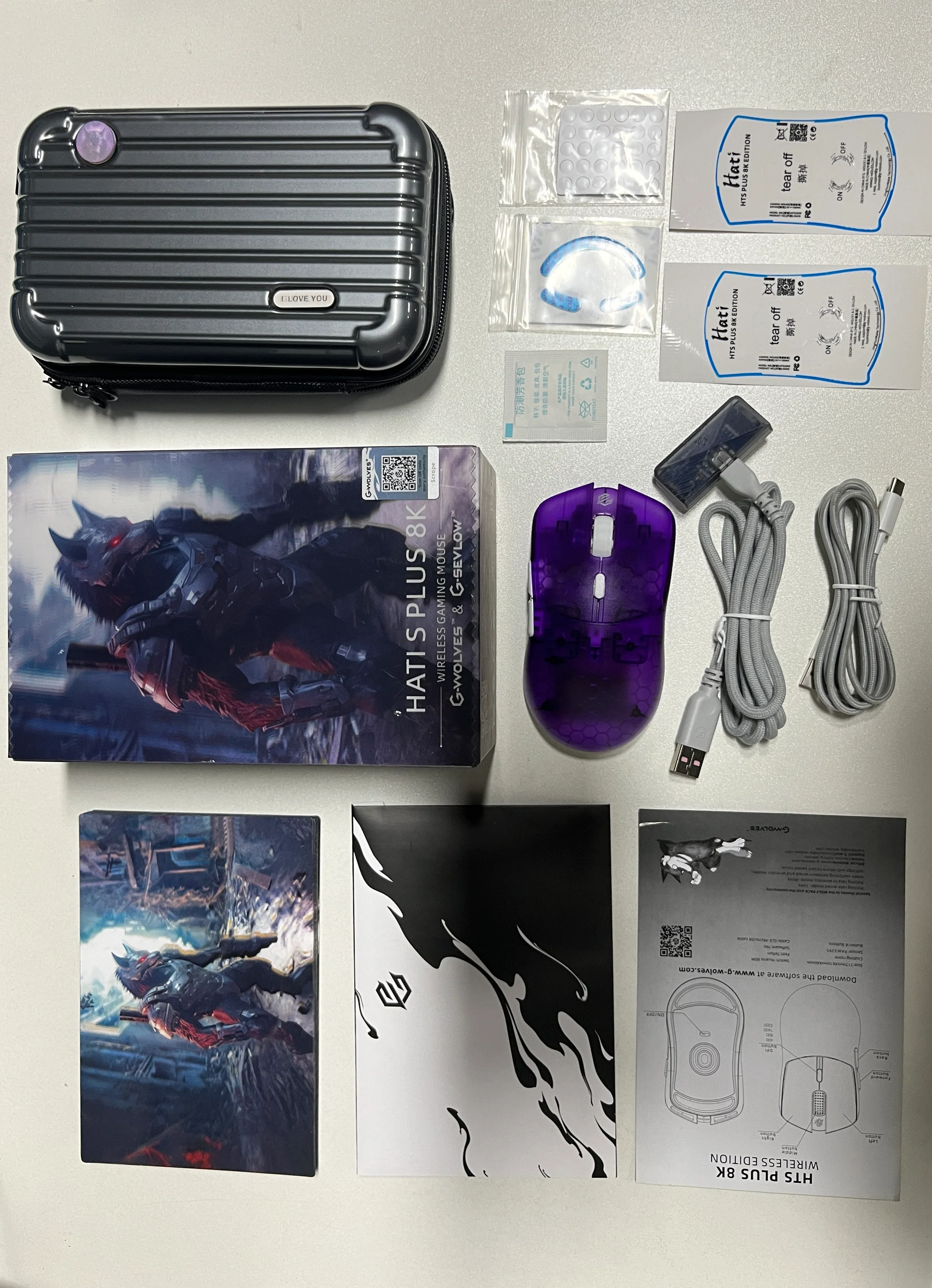 HTS Plus 8K Wireless Gaming Mouse,~45g,USB: Type C port (Including duties and taxes) - Image 20