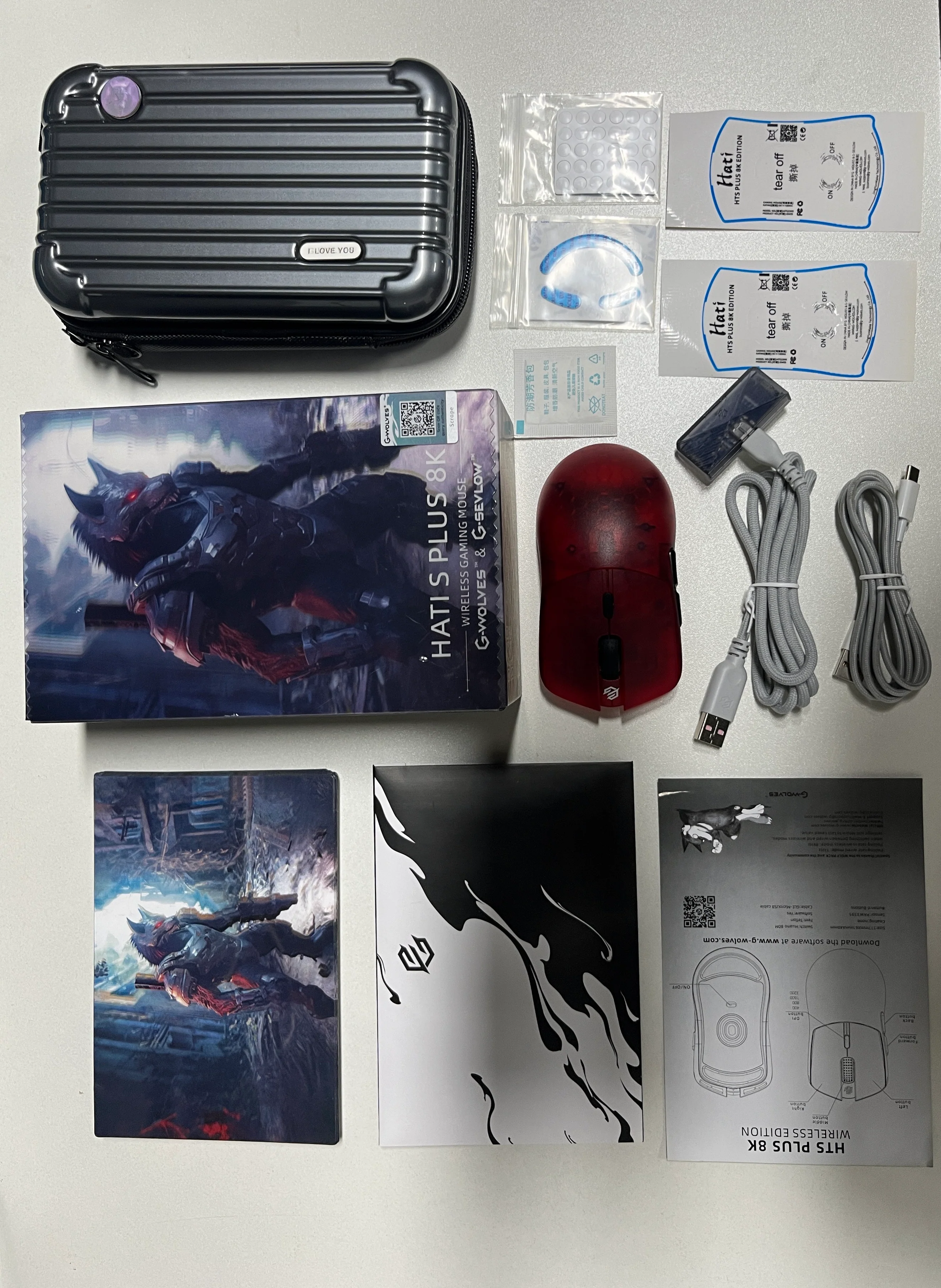 HTS Plus 8K Wireless Gaming Mouse,~45g,USB: Type C port (Including duties and taxes) - Image 27