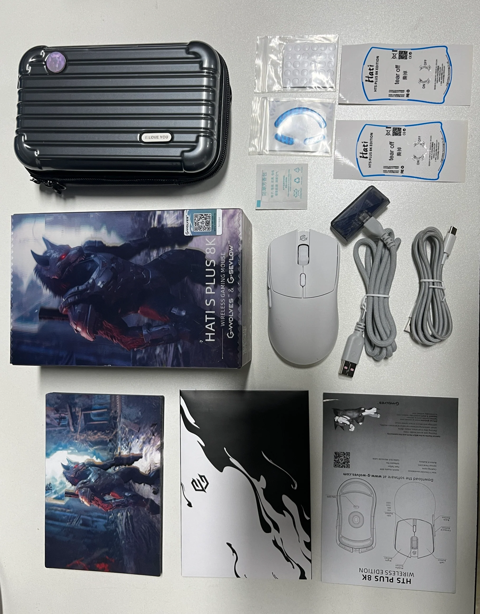 HTS Plus 8K Wireless Gaming Mouse,~45g,USB: Type C port (Including duties and taxes) - Image 4