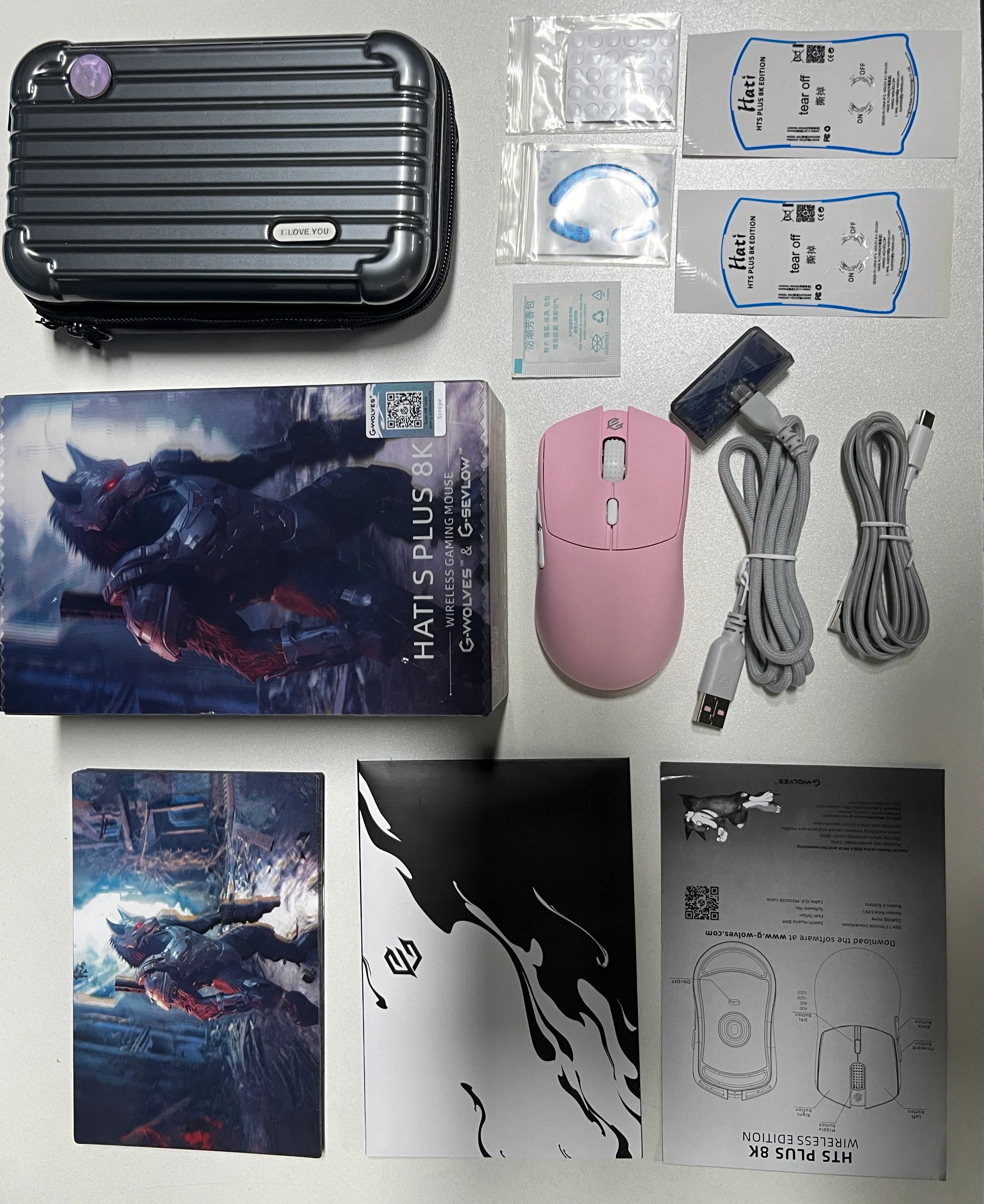 HTS Plus 8K Wireless Gaming Mouse,~45g,USB: Type C port (Including duties and taxes) - Image 8