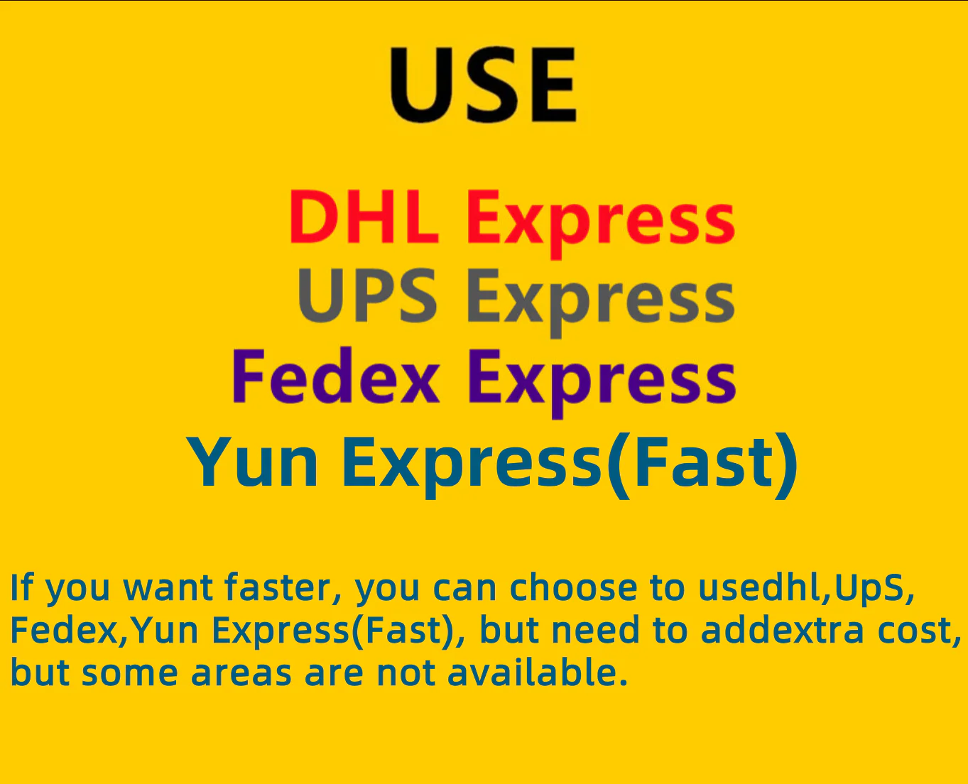 Use DHL,FedEx,UPS Express , Yun Express(Fast) to deliver the mouse